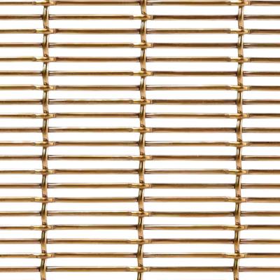 China Max 36m comprimento durável Decorativo Crimped Wire Mesh para aplicações elegantes Área de abertura 59% à venda