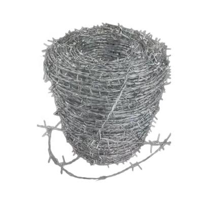 Cina Fence di sicurezza galvanizzata filo spinato per l'agricoltura e l'industria 1.6 mm di diametro filo spinato punto 4 di lunga durata in vendita