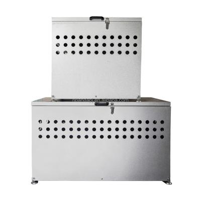 China OEM Folding Outdoor Furniture Large Cabinet Metal Yard And Garden Storage Box for sale