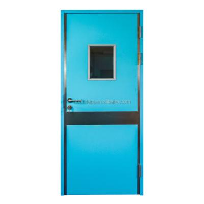 China Sound Insulation Metal Modern Hospital Airtight Manual Lead Door For Hospital X-Ray Room for sale