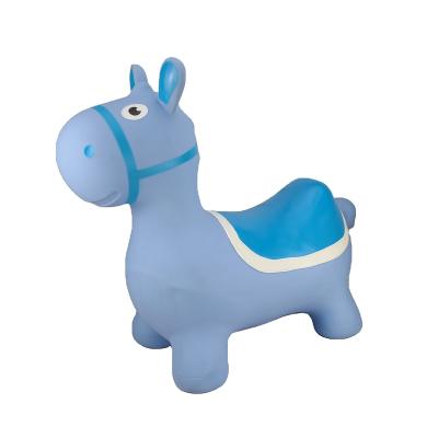 China Toy Children Garden Play Toys Inflatable Bouncy Animal Hopper Jumping Lovely Horse Ride On For Kids for sale