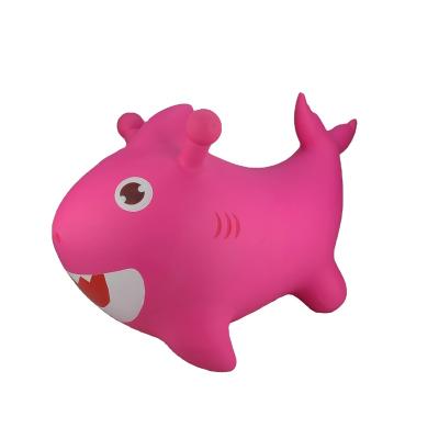 China Toy Kids Indoor Inflatable Toys Hopper Inflatable Bouncing Animal Shark for sale