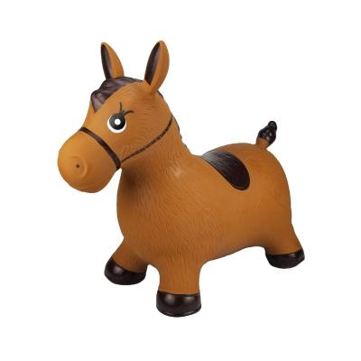 China Toy Hot Selling Kids Inflatable Jump Horse Toys Animals Bouncy Hopper for 2-3 Years Old for sale