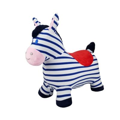 China Plastic Hopping Horse Jumping Inflatable Toy Horse Toy Inflatable Animal Bouncer For Kids Riding Game for sale