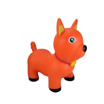 China Inflatable Jumping Toy Animal Toys PVC Bouncy Puppy For Kids Jumping Outdoors for sale