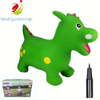 China Toy Children Garden Toys Inflatable Space Dinosaur Hopper Jump Bouncing Animals for sale