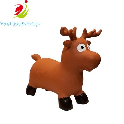 China Inflatable Toy Moose Hopper Bounce Animal For Baby Toy for sale