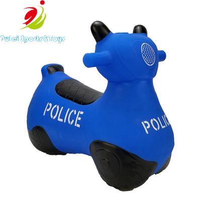 China Ride On Toy PVC Jumping Horse Toy OEM Motorbike For Kids 3 Years Old for sale