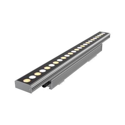 China Linear ETL Certification LED Wall Washer Light 12W RGBW Outdoor Lighting Curtain IP66 Wall Lamp for sale