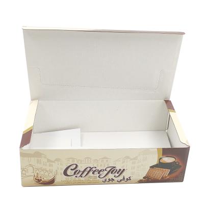 China Recyclable Wholesale Customized Logo Cookie Box Cardboard Box Packaging Packaging Packaging For Custom Cookie Cookie Box for sale