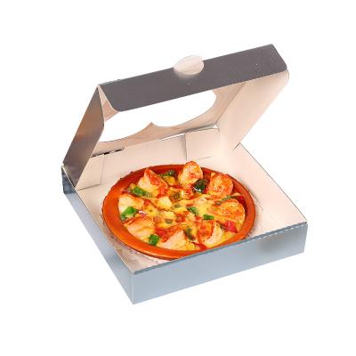 China Recyclable Flap Lid Packaging Cardboard Bespoke Pizza Box Customized Makeup Tape EVA for sale