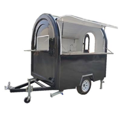 China Cheap snack factory price food trailer trucks hot dog selling mobile cart street food trailer for sale