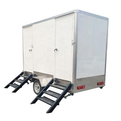 China Customize Luxury Portable Toilet Trailer China Supply Portable Toilet Trailers Western Style Toilet For Sale for sale