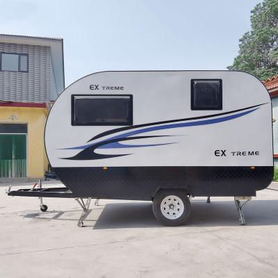 China New Design Travel Trailer Portable Travel Trailer Camper Caravan Travel Trailer for sale