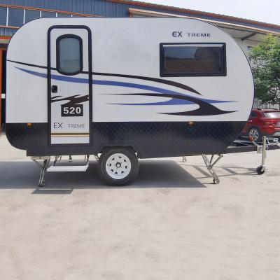 China Custom Mobile Travel Trailer Travel Trailer Camper Trailer Comfortable Camp Trailer for sale