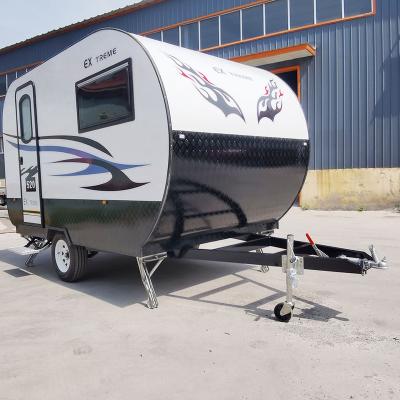 China New Arrival RV Travel Trailer RV Camper Trailer Hybrid Portable Camper Trailer for sale