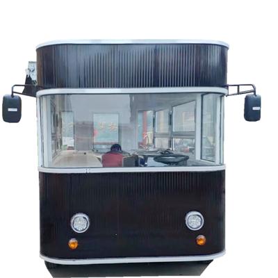 China Mobile food cart trailers food van coffee shop electric food bus for sale