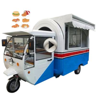 China Snack Factory Best Selling Motorcycle Fast Food Cart For Porch Food In Europe for sale