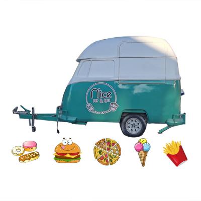 China Vegetable processing factory promotion vintage car trailer small ice cream car snow cone vintage car for Canada for sale