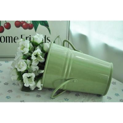 China Europe Customized Jug Galvanized Flower Stand Wedding Household Flower Tin for sale