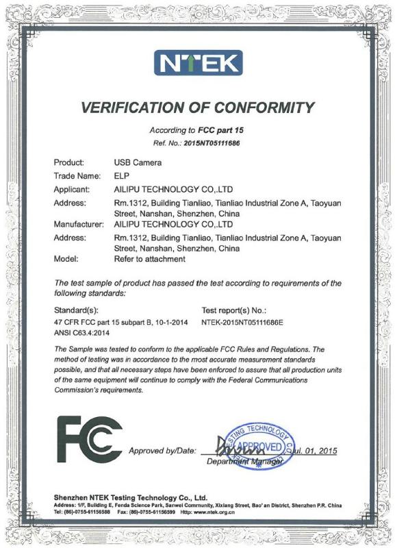 FCC - Shenzhen Ailipu Technology Co., Ltd.