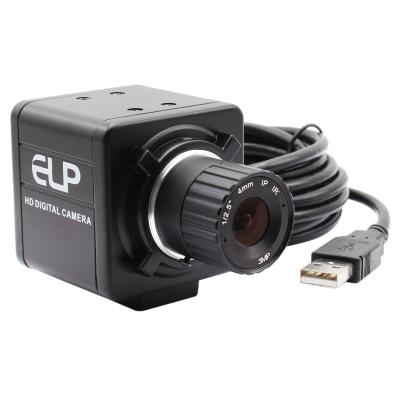 China MJPEG 15fps 3840x28 13MP Mini USB Webcam Security USB Web Camera for Computer PC Laptop with 4/6/8mm Manual Focus CS Lens 45*45*50mm for sale