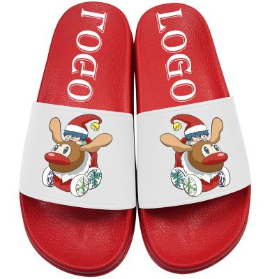 China Custom PVC 3D Logo Sports Star Slipper Logo Printing Slides Fashion Trend Designer Vendor Fashion For Men Slide Sandal for sale