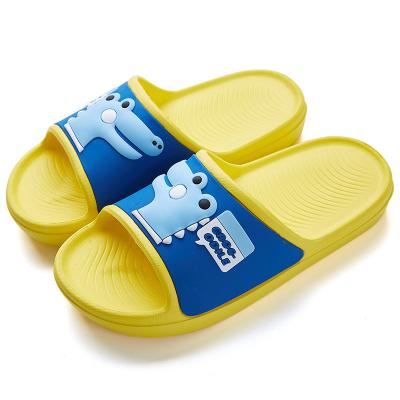 China Lightweight Free Shipping Kids Slippers Cartoon Dinosaur Kid Sandal Slides Slippers for Kids Boys and Girls Summer Bathroom Slides Slipper for sale