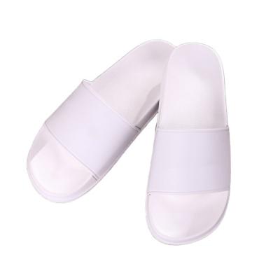 China Custom Slippers Logo Sandal Custom PVC Logo Slippers Men Plain Sandal OEM Slides Custom Black Sandal Anti-Slippery Shoes for sale