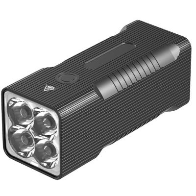 China Multifunctional Bike Safety Front Light Gearligh Led Flashlight Powerful USB Charging Led Flashlight Waterproof for sale