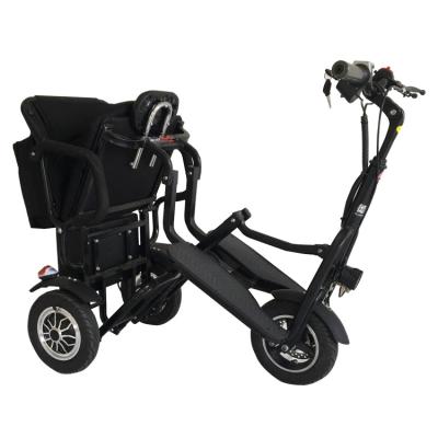 China Scooters 5 Seconds Folding Free Space Saving Electric 350w Tricycle Is Suitable For Pick Up Child for sale