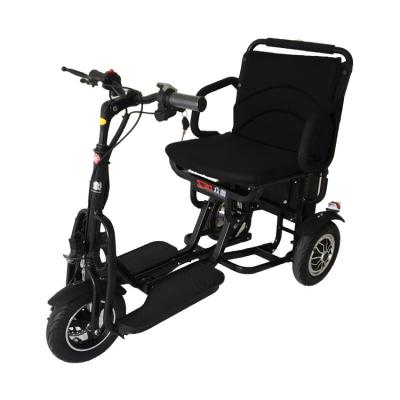 China Electric Scooter Tricycle 3 Wheels For Elderly Disabled Adults Power Scooter Roller Folding Device for sale