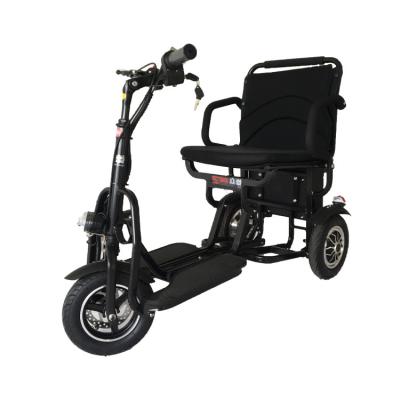 China New Folding Tricycle Car Leisure Tricycle Scooter Pedal Electric Car For The Elderly for sale