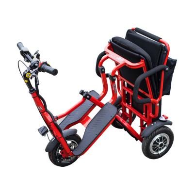 China 350W scooter made in China small folding electric tricycle for the elderly for sale