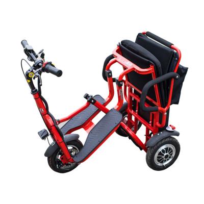 China The scooter convenient for storage does not take up space folding electric tricycle for sale