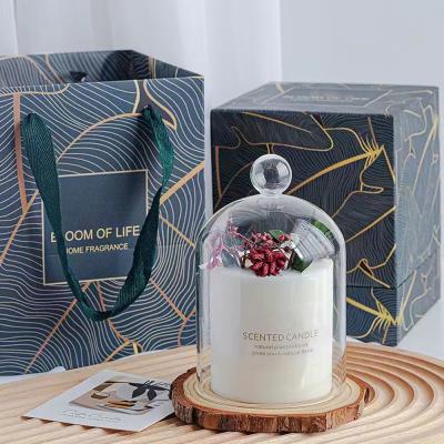 Chine Bougie 270g blanche d'Aromatherapy fait sur commande en verre de pot d'anniversaire de mariage d'aperçu gratuit à vendre