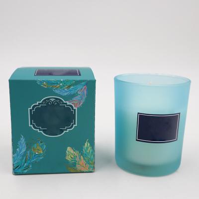 China Eco Friendly Capri Blue Soy Scented Candle In Rosemary Lavender Smell for sale