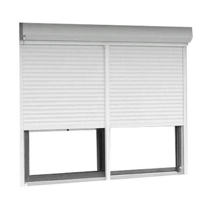 China Modern Electric Security Motorized Roller Shutter Aluminum Window for sale