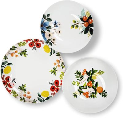 China Germany Style Dinner Set 18pcs Modern Design Sustainable Dinnerware Set With Design for sale