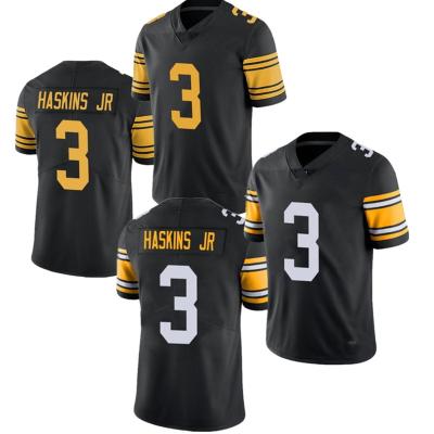 China Wholesale Dwayne Haskins #3 Pittsburgh Jerseys 2022 Draft First Round Pick Stitched American Football Limited Tank Top Antibacterial Black for sale