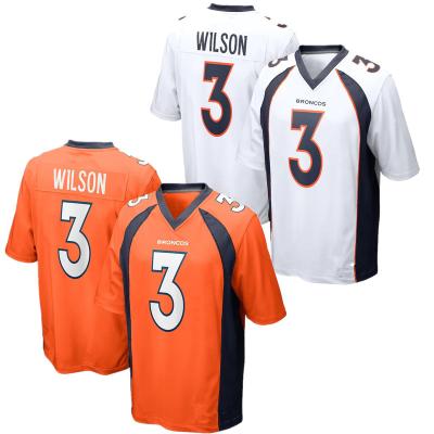 China Russell Wilson Denver Jerseys #3 Stitched Limited USA Football Sports Fashion Game Antibacterial Tank Tops Wholesale - Black for sale