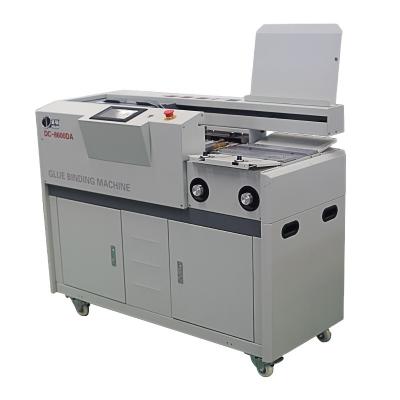 China DC-8600DA book making machine/intelligent automatic glue binding machine 330mm for sale