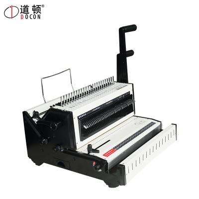 China wire book binding machine F4/A4/Letter/B5/A5/etc. for sale