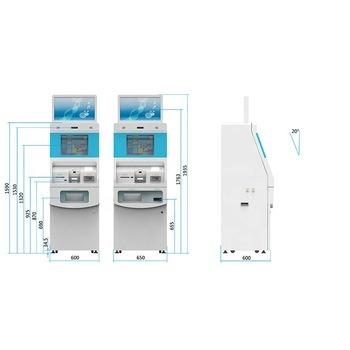 China Hospitals Factory Price Non-contact Airline Small Combo Ticket Vending Machine for sale