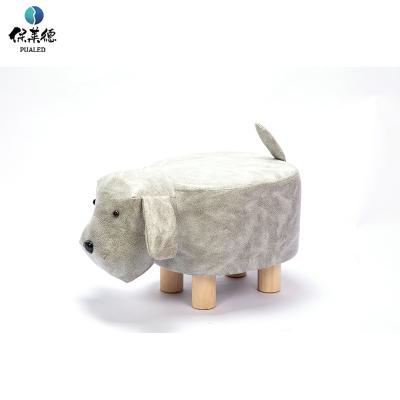 China Factory Wholesale Foldable Children Animal Kids Sneak Kids Cartoon Ottoman Stool for sale