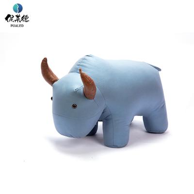 China Foldable Hot Sale Kids Cartoon Animal Stool OEM Living Room Ottoman Shoe Change Stool for sale