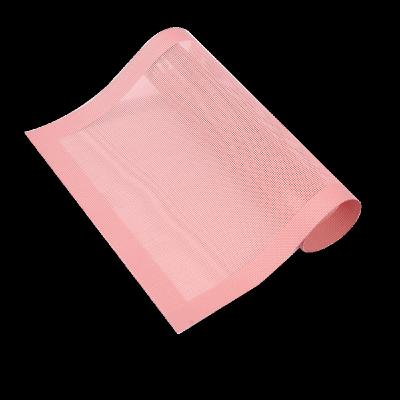 China Wholesale Viable Nonstick Heat Resistant Silicone Mat Food Grade Perforated Dough Rolling Nonstick Silicone Baking Mat for sale