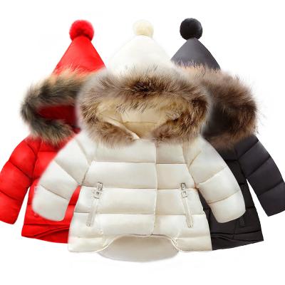 China Viable Factory Wholesale 2020 Infant Solid Color Baby Toddler Winter Clothes Toddler Girls Jacket for sale