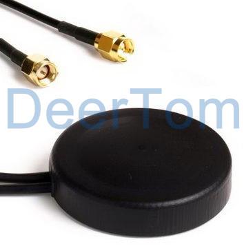 China 1575.42±5MHz 800-2100MHz GPS GSM Antenna GPS GSM Combo Antenna Car SMA Connector Male Female for sale