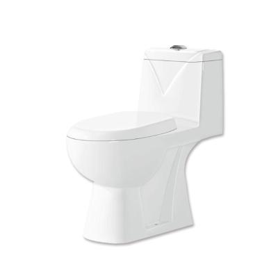 China Double-Flow One-Piece Toiletries Toilet Bowl Sanitary Price WC for sale